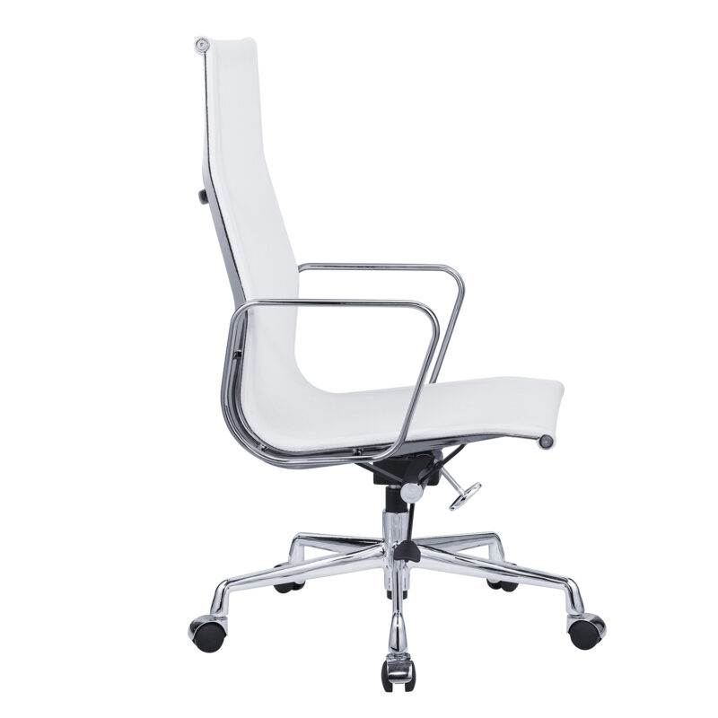 Eames Management EA119 Mesh Office Chair Replica High Back- White - Image 3