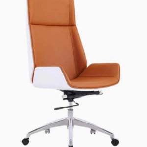 Leather Plywood Swivel Chair