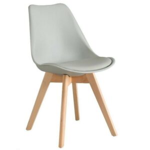 TULIP DINING CHAIR – Set of 6 Dining Chairs Grey