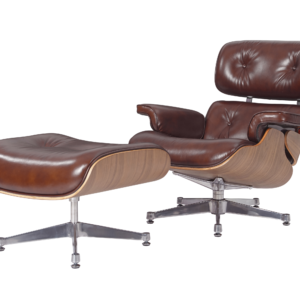Waxy Walnut Lounge Chair