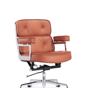 Eames ES104 Lobby Chair Tan Brown