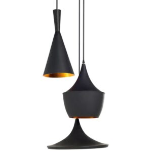 Set of Tom Dixon Beat Wide Pendant LED