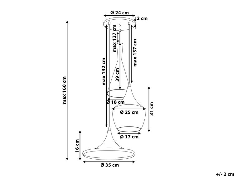 Set of Tom Dixon Beat Wide Pendant LED - Image 8
