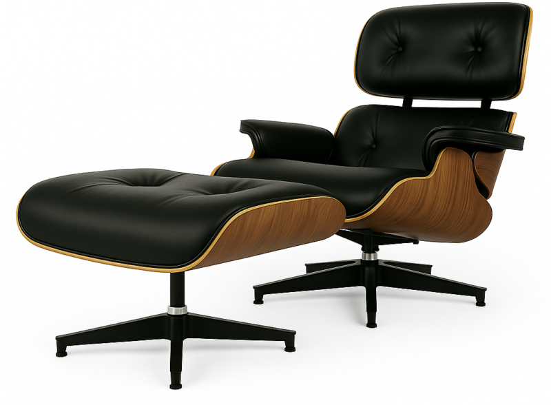 EamesStyle A+ Lounge (Walnut) - Image 2